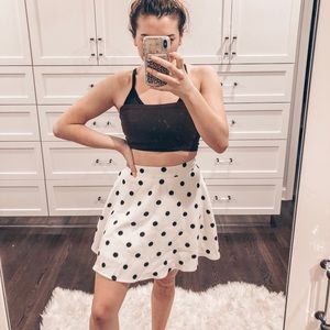 Polka dot skirt
